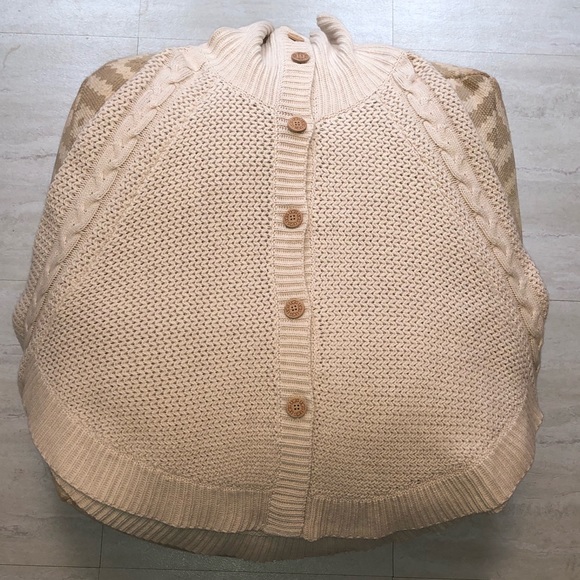 Maribeth knitted poncho from UGG® Cream Color XS/S - Picture 5 of 8